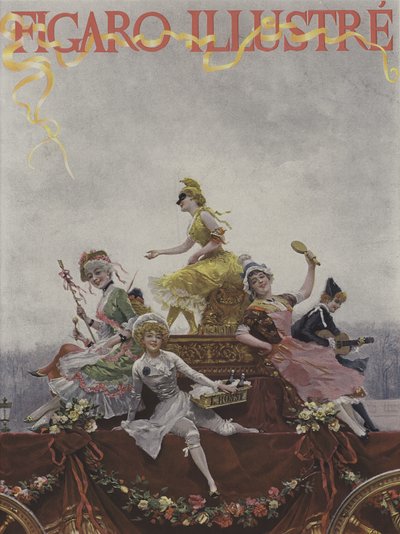 Portada de Le Figaro Illustré, marzo 1891 de French School